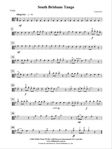 South Brisbane Tango: Viola