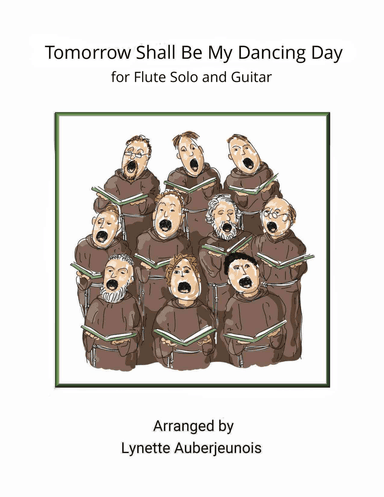 Tomorrow Shall Be My Dancing Day - Flute Solo with Guitar Chords