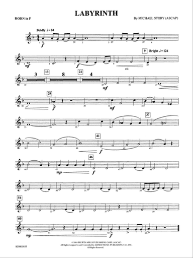 Labyrinth: 1st F Horn