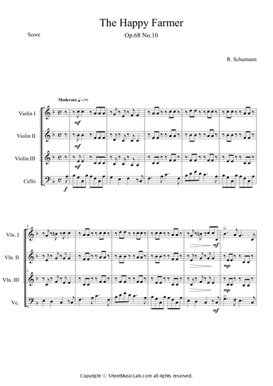 The Happy Farmer Op.68 No.10