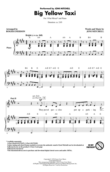 Big Yellow Taxi (arr. Roger Emerson)