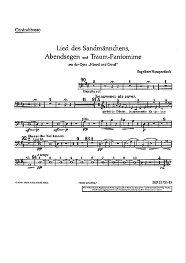 Lied des Sandmännchens