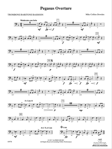 Pegasus Overture: 1st Trombone