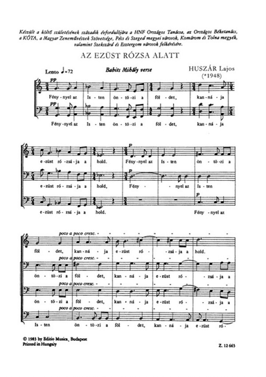 Az ezüst rózsa alatt