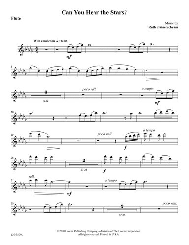 Can You Hear the Stars? - Downloadable Flute and Cello Parts