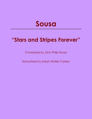 Stars and Stripes Forever Solo Piano