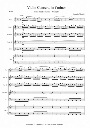 The Four Seasons - Winter 2nd Movement