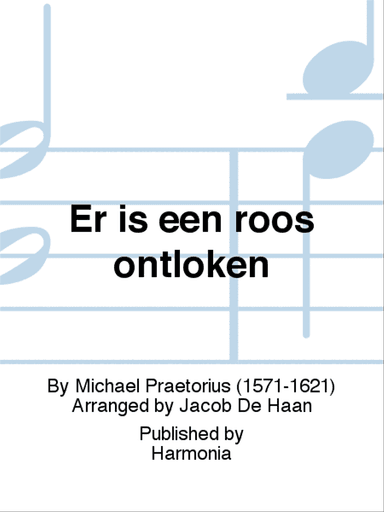 Er is een roos ontloken