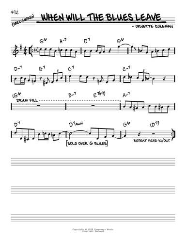 When Will The Blues Leave