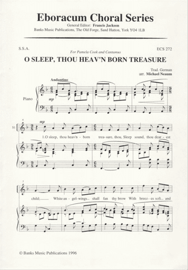 O Sleep Thou Heav'N Born Treasure