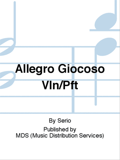 ALLEGRO GIOCOSO Vln/Pft