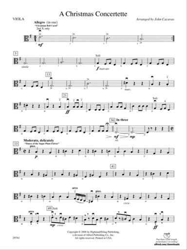 A Christmas Concertette: Viola