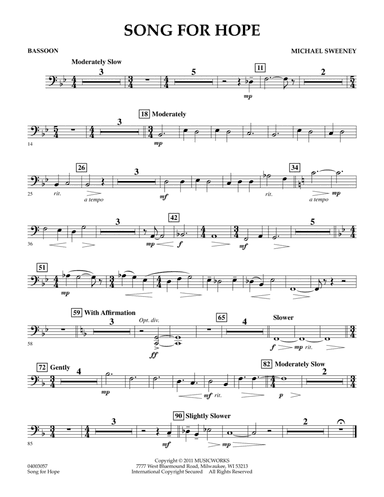 Song For Hope - Bassoon