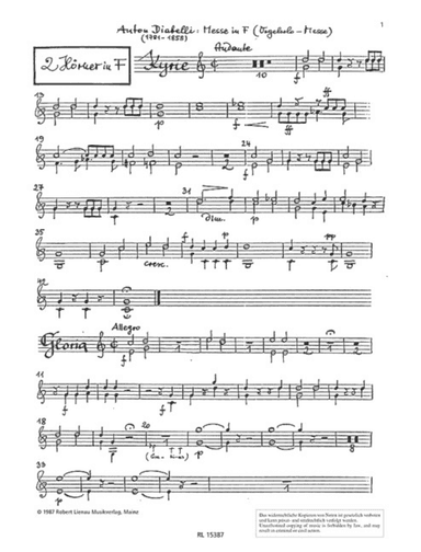 Mass in F