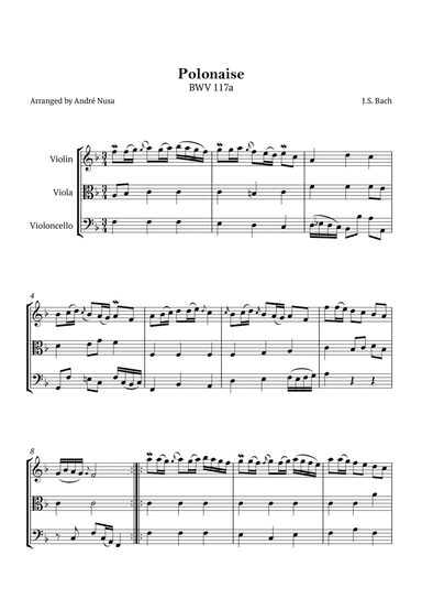 Polonaise BWV 1117a
