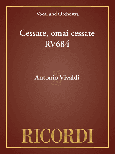 Cessate, omai cessate RV684