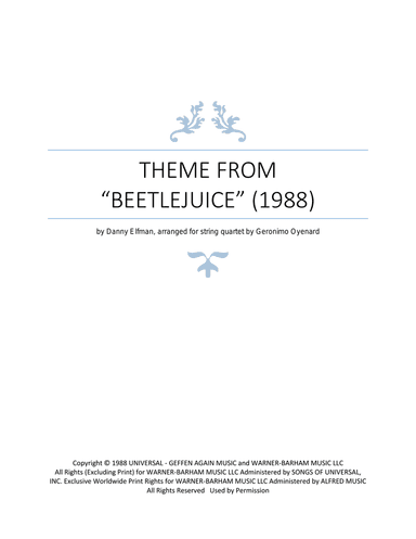 Beetlejuice (main Theme)