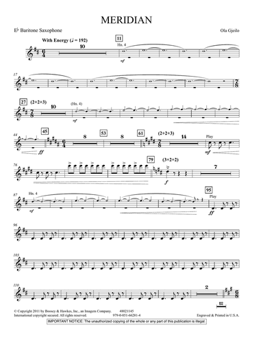 Meridian - Eb Baritone Sax