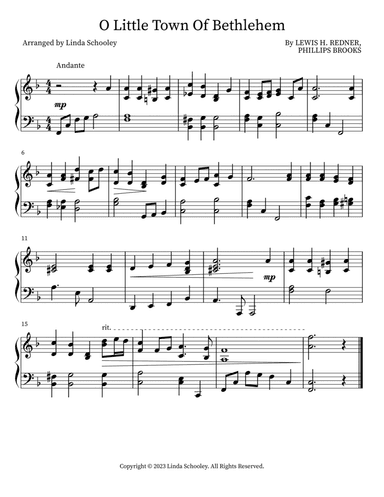 O Little Town Of Bethlehem