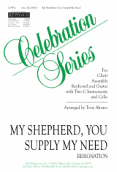 My Shepherd, You Supply My Need - Instrument edition