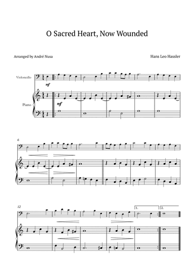 O Sacred Heart, Now Wounded