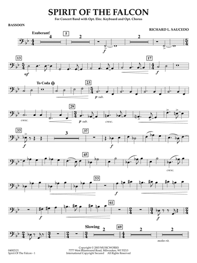 Spirit Of The Falcon - Bassoon