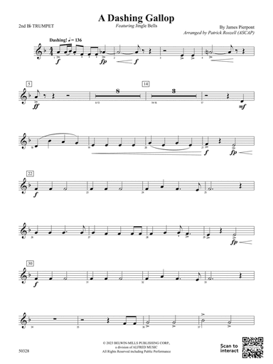 A Dashing Gallop: 2nd B-flat Trumpet
