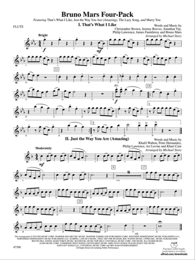 Bruno Mars Four-Pack: Flute