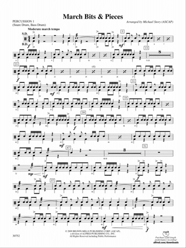 March Bits & Pieces: 1st Percussion