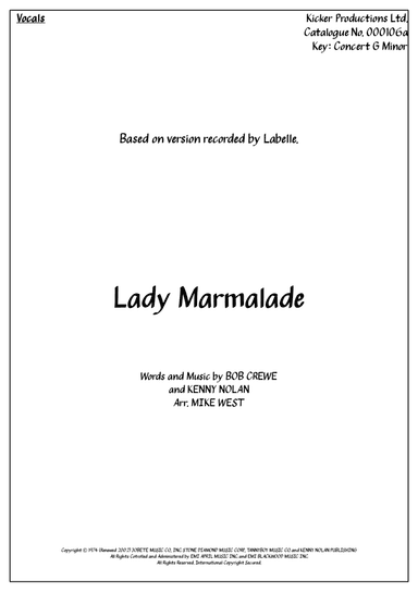 Lady Marmalade