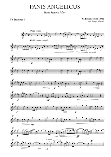 Panis Angelicus for Brass Quartet
