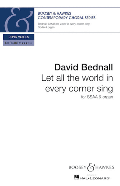 Let All the World in Every Corner Sing