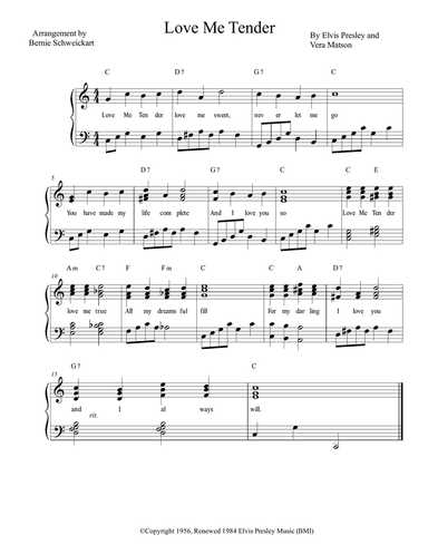 Love Me Tender
