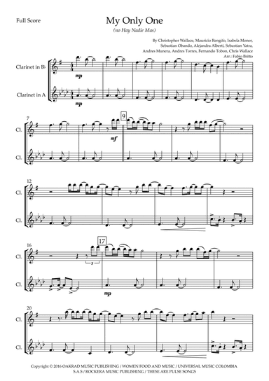 My Only One (no Hay Nadie Mas)