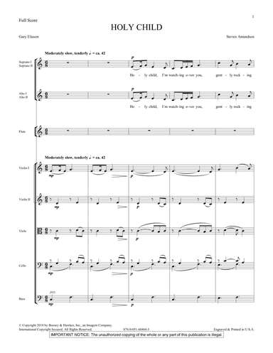 Holy Child - Score