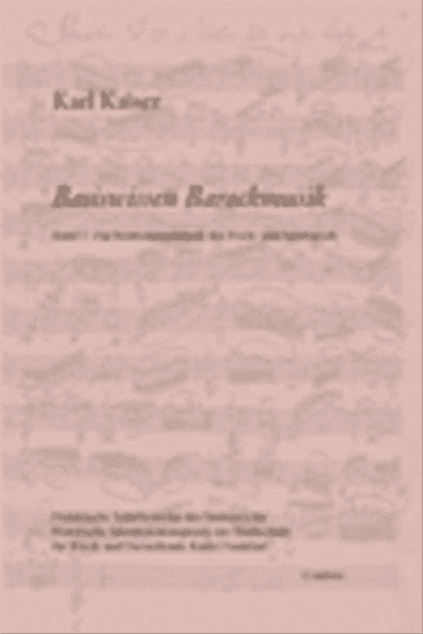 Basiswissen Barockmusik Vol. 1