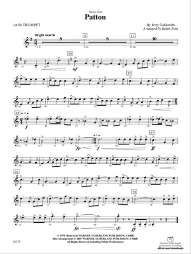 Patton: 1st B-flat Trumpet
