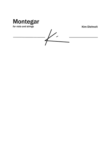 Diehnelt: Montegar for Viola and Strings