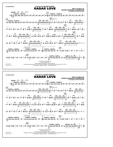 Radar Love (arr. Paul Murtha) - Snare Drum
