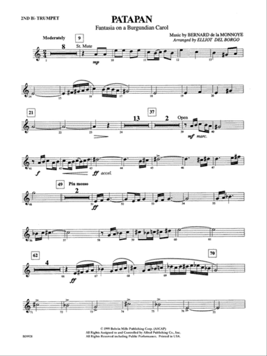 Patapan: 2nd B-flat Trumpet