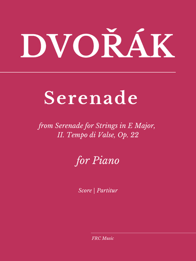 SerenadeĀ forĀ StringsĀ inĀ EĀ Major, II. Tempo di Valse, Op. 22 (for Piano Solo)