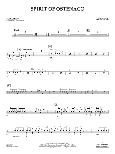 Spirit Of Ostenaco - Percussion 1