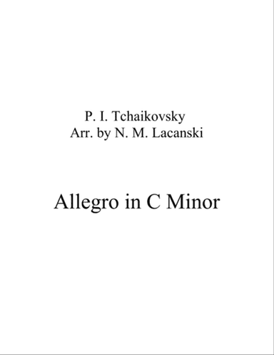 Allegro in C Minor