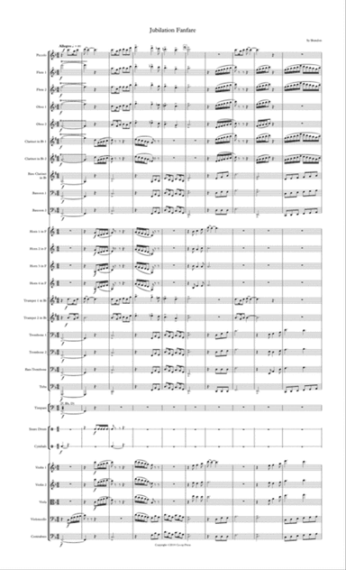 Jubilation Fanfare for Orchestra
