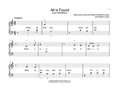 All Is Found (from Disney's Frozen 2)