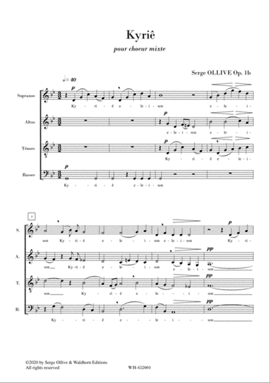 KYRIÊ OP. 1b