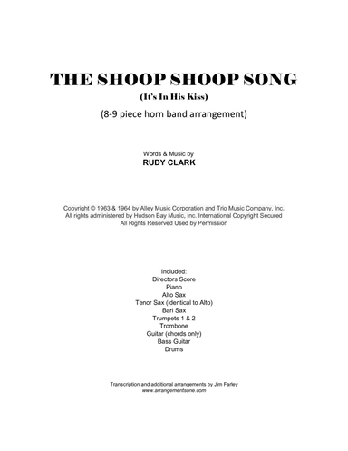 The Shoop Shoop Song (it's In His Kiss)