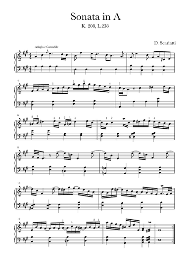 Sonata in A