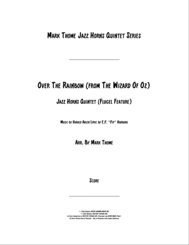 Over The Rainbow (from The Wizard Of Oz)