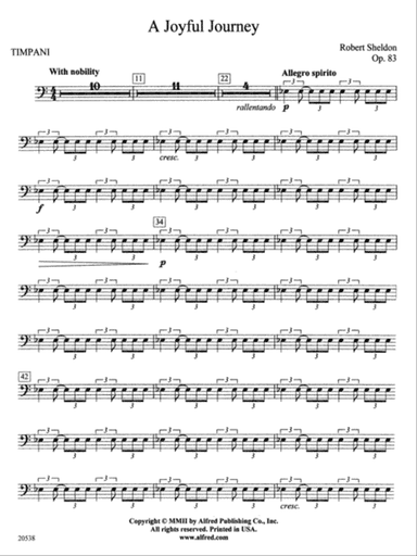 A Joyful Journey: Timpani